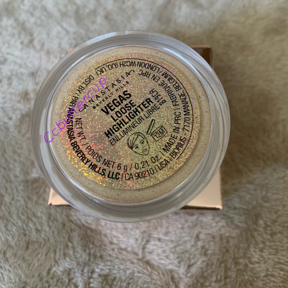 Anastasia Beverly Hills Loose Powder Highlighter in Vegas BNIB - Picture 4 of 16